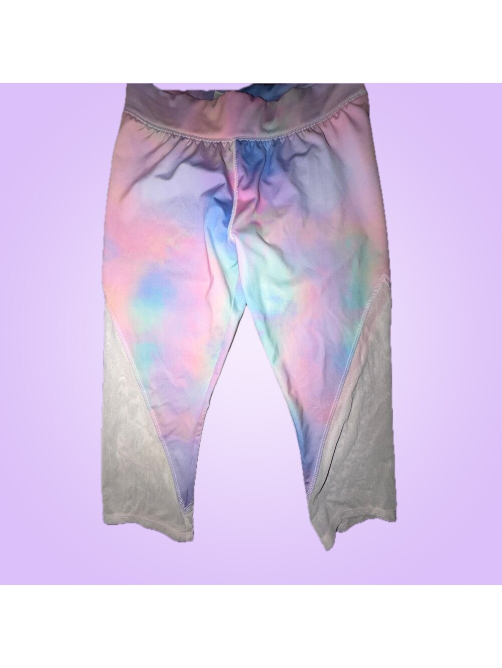 More Than Magic Girls XL 14/16 Pastel Tie Dye Capri Athletic Leggings